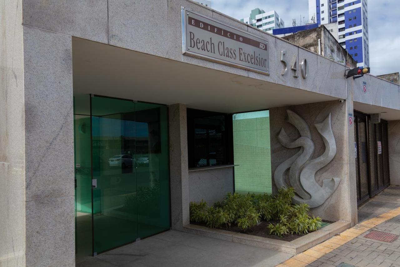 Flat Beach Class Excelsior - Em Frente Ao Shopping Riomar ريسيفي المظهر الخارجي الصورة