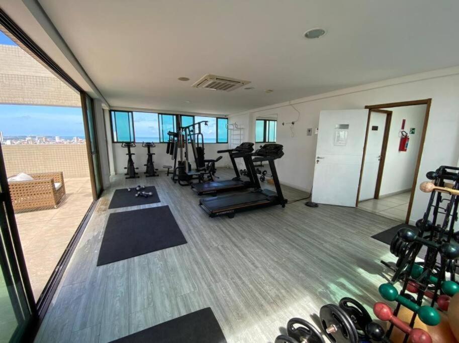 Flat Beach Class Excelsior - Em Frente Ao Shopping Riomar ريسيفي المظهر الخارجي الصورة