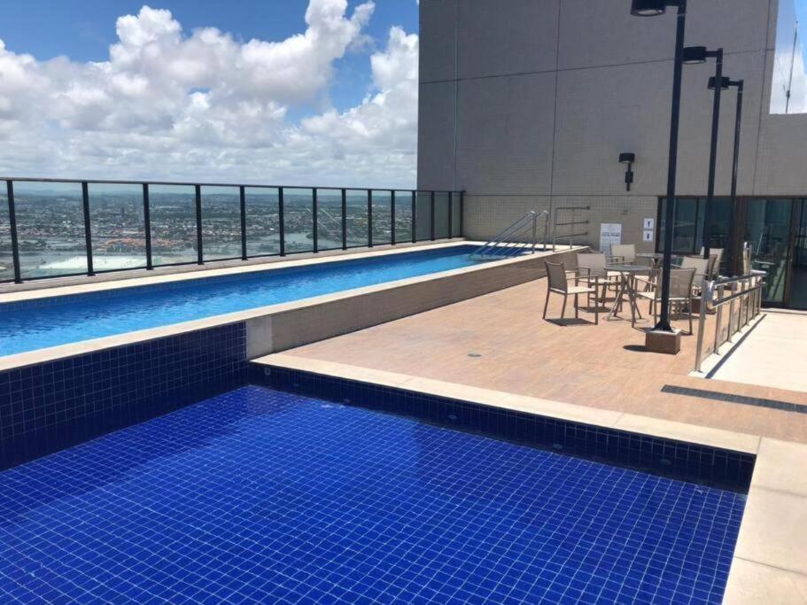 Flat Beach Class Excelsior - Em Frente Ao Shopping Riomar ريسيفي المظهر الخارجي الصورة