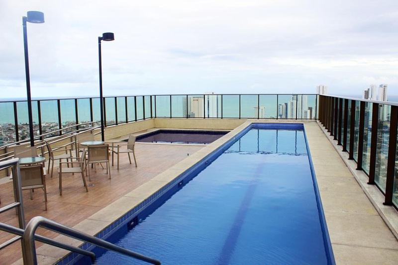 Flat Beach Class Excelsior - Em Frente Ao Shopping Riomar ريسيفي المظهر الخارجي الصورة